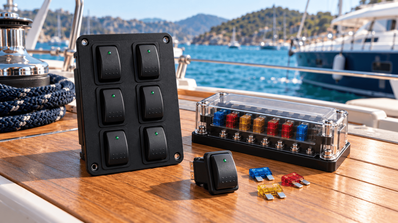 Tekne Sigorta Paneli Nasıl Seçilir? Sigorta Bloğu ve Marin Switch Rehberi