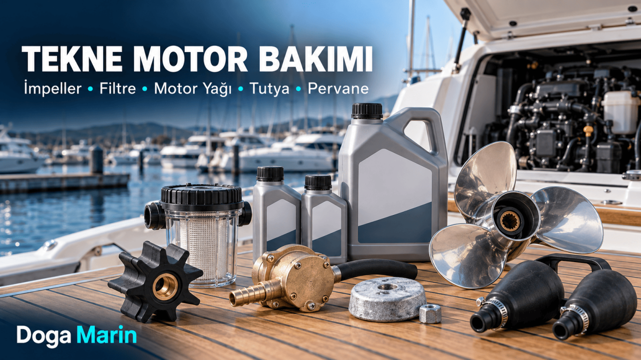 Tekne Motor Bakımı: İmpeller, Filtre, Tutya ve Pervane Rehberi