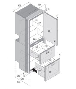 Hepsi Bir Arada Buzdolabı. Model DRW360A