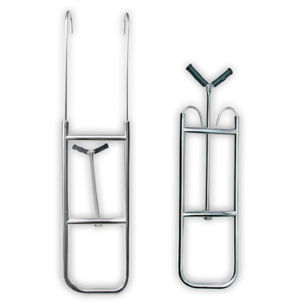 Burun Merdiveni, Paslanmaz, 3 Bas., Inox 316, 225x930Mm