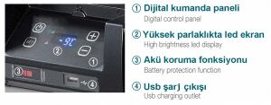 Vitrifrigo Portatif Buzdolabı-Dondurucu. Model VF35P