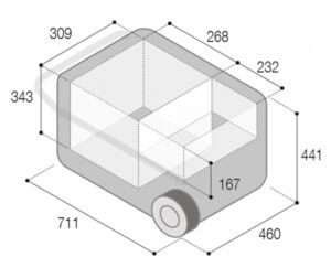 Vitrifrigo Portatif Buzdolabı-Dondurucu. Model VFT40