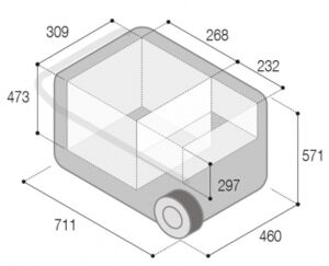 Vitrifrigo Portatif Buzdolabı-Dondurucu. Model VFT60