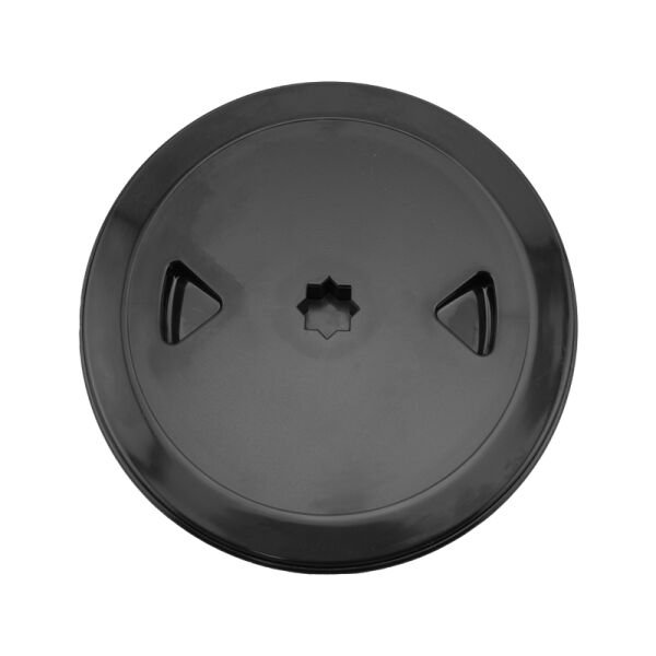 Kontrol Hatchi Yuvarlak, Ις Ø125mm, ISO, Siyah