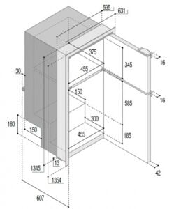 Buzdolabı/Dondurucu. Model DP2600i