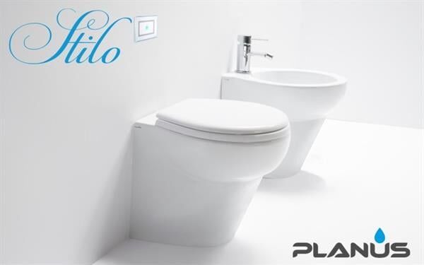 Stilo 12V Beyaz Taş Taharet Kitli Tuvalet