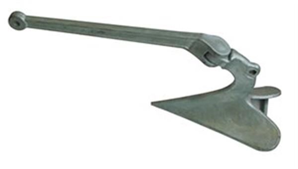 Pulluk tipi çıpa, galvaniz 12KG