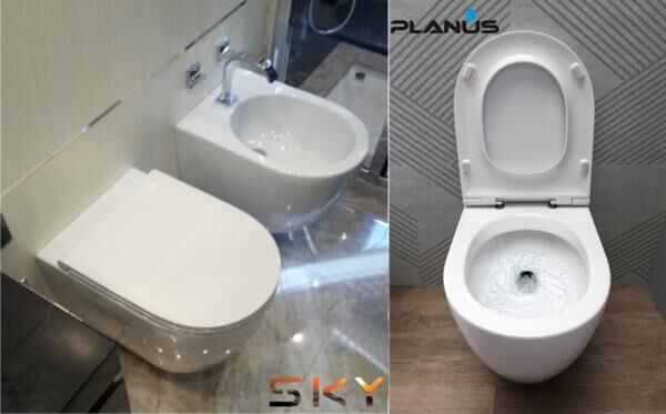 Sky 24V Krem Taş Tuvalet
