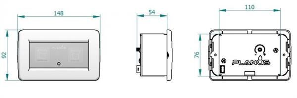 Planus 2 Butonlu Standart Kumanda