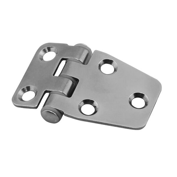 Silent Hinge, Reversed, Inox 316, L58mm, W37mm, Thickness 1,8mm