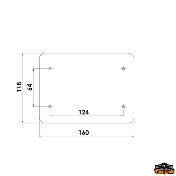 Trem Akü/Tank Sabitleme Braketi