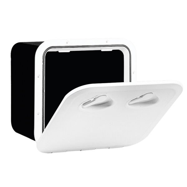 TOP LINE Saklama Hatchi, Gri, 370x375mm