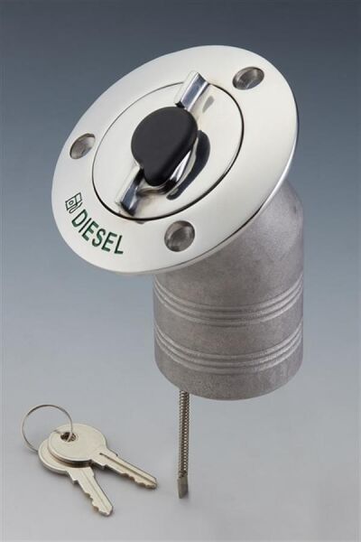 Dolum Ağzı Paslanmaz Çelik, 38mm, 30°açılı, mazot