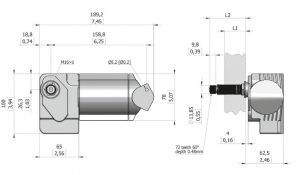 Exalto 215BD Serileri LD Silecek Motoru