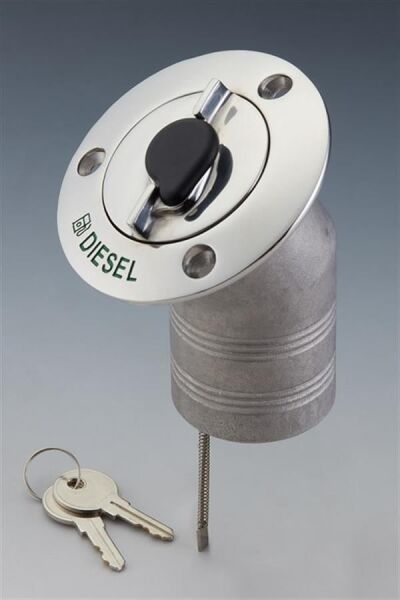 Dolum Ağzı Paslanmaz Çelik, 50mm, 30°açılı, benzin