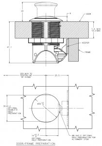 Southco Marine çekmece/dolap kulbu