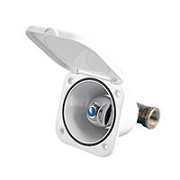 Case w/ Cold Water Tap, w/Lid, 95x95xmm, White