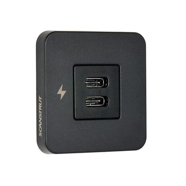 TILE-USB-C/USB-C ŞARJ SOKETİ, SİYAH ÇERÇEVE