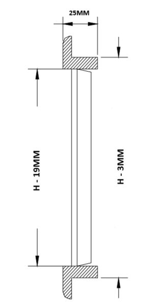 Hava çıkış ızgarası. Kiraz İki Yönlü 152X102mm