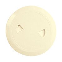 Kontrol Hatchi, Yuvarlak, Krem, İç.Ø133mm