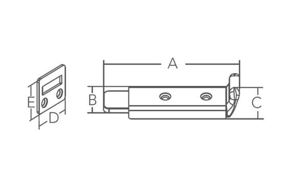 MARINE TOWN SÜRGÜ KİLİT 123X30MM