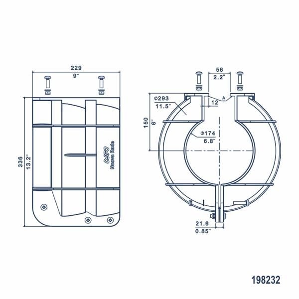NUOVA RADE PERVANE KORUYUCU,25-35 HP,Ø29CM,TURUNCU