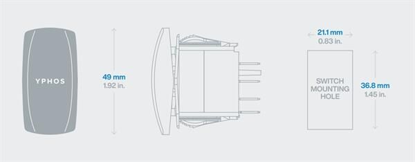 YPHOS YSW-200 Y-LINK ON/OFF/ON SWITCH