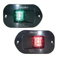 FOS LED 12 İSKELE&SANCAK FENERİ, gömme yüzey monte, 112,5° siyah