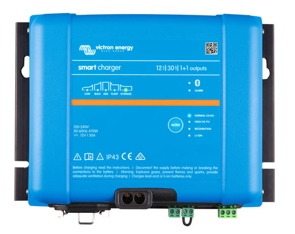 SMART IP43 CHARGER 12V/30A(1+1) 120/240V
