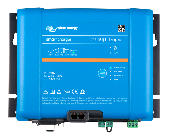 SMART IP43 CHARGER 24V/16A(1+1) 120-240V