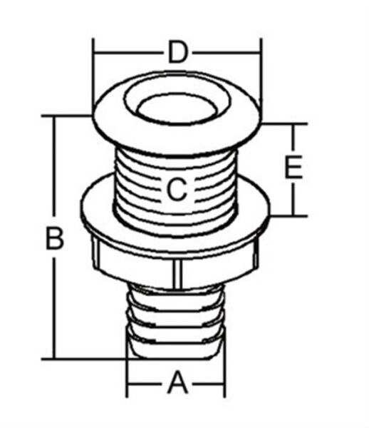 Egzoz çıkışı B116MM C 57MM D 80MM