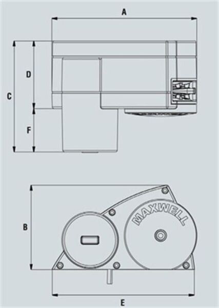 Maxwell HRC10-8 100W 12V 8mm Tambursuz Yatık Irgat