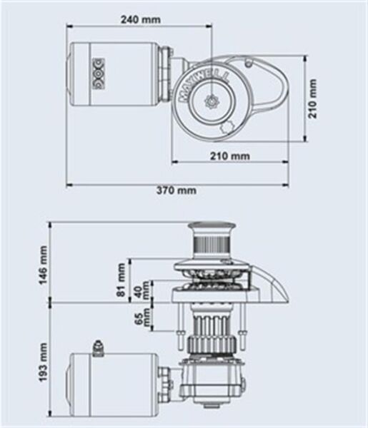 Maxwell RC- 8 600W 12V 6 mm Dik Irgat