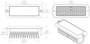 Lumitec Capri2 led güverte aydınlatma lambası