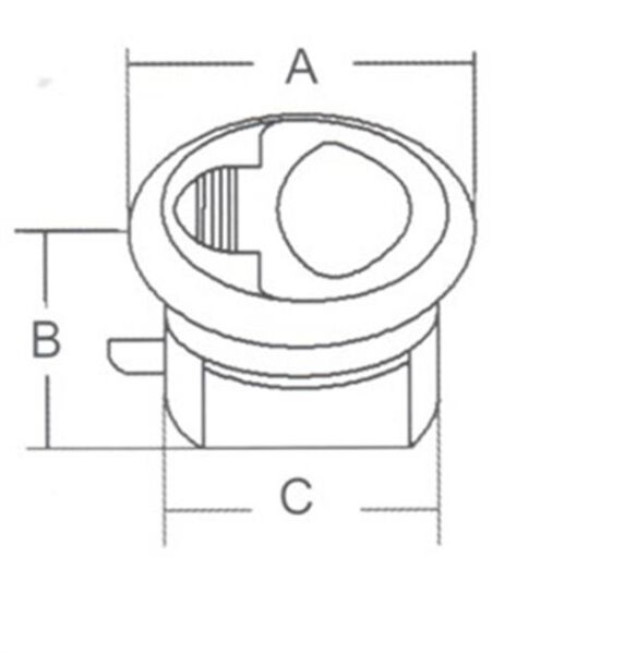 Gömme kulp 60mm