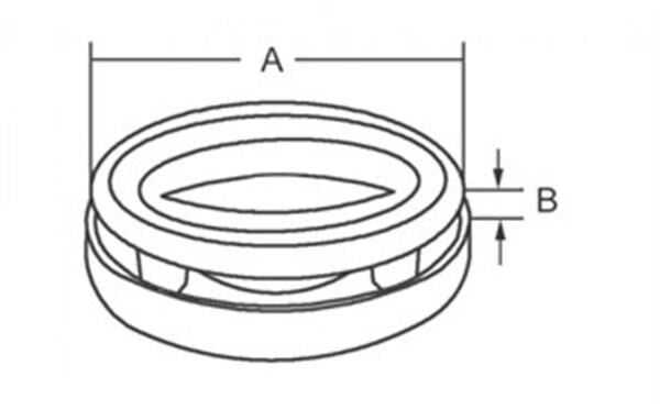 Gömme kulp 63mm
