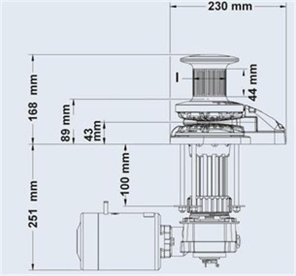 Maxwell RC- 10 24V-1000W 10 mm Tamburlu