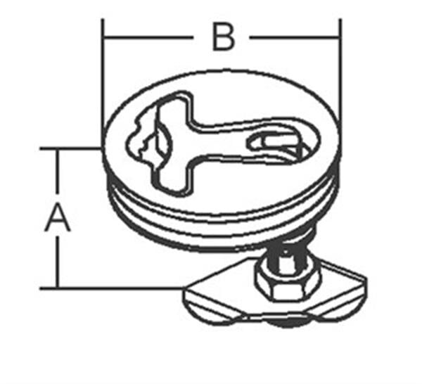 Gömme kulp 86mm