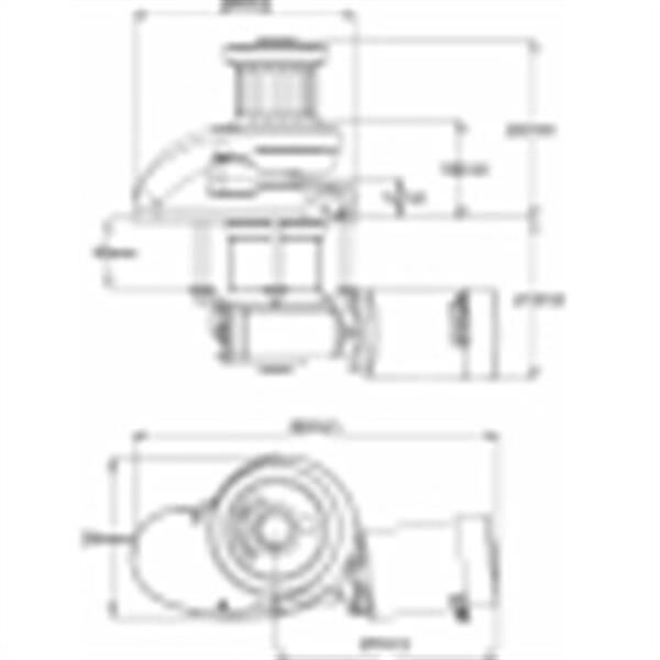 Maxwell RC12-10 Serisi 1200W 12/24V 10mm Tamburlu  Hidrolik Dik Irgat