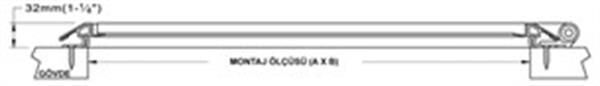 Yuvarlak modern hatch 419mm