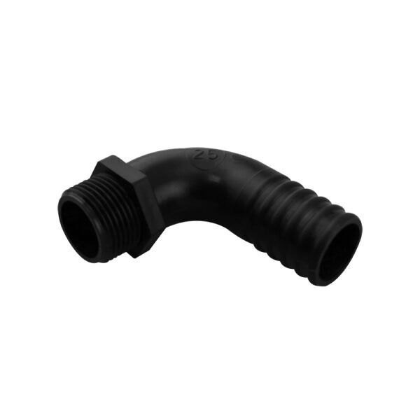 Connector 90º, G3/4'', Ø25mm, Male, BLIZZ.-BORA-ZEF.