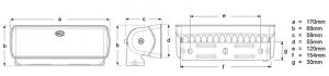 Hella Marine Sea Hawk-XLR Projektör