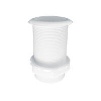 Thru-Hull Stand. Flange, Threaded 1½'', L.62mm, White