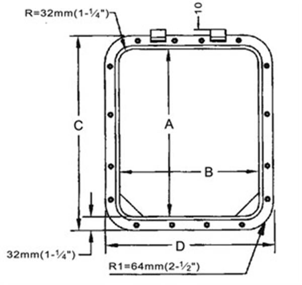 Düşük profilli hatch sağ /sol açılım 610x610