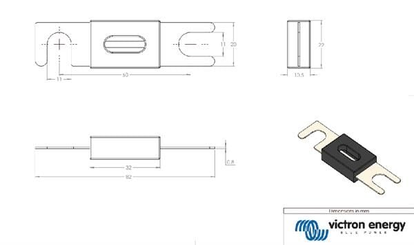 ANL Fuse 300A/80V For 48V (1 Pcs)