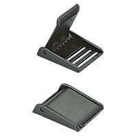 Buckle for 50mm Webbing, w/ Notches, Plastic,Black