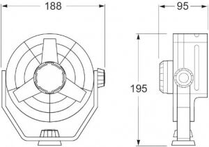 Hella Marine vantilatör Turbo