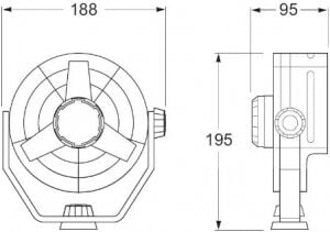 Hella Marine vantilatör Turbo