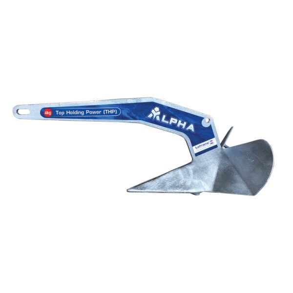 Lofrans' Anchor ALPHA, Top Holding Power (THP), Hot-dipped Galvanized, 63kg