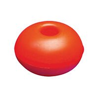 Surface Float w/Hole, Round, Ø57mm, Orange